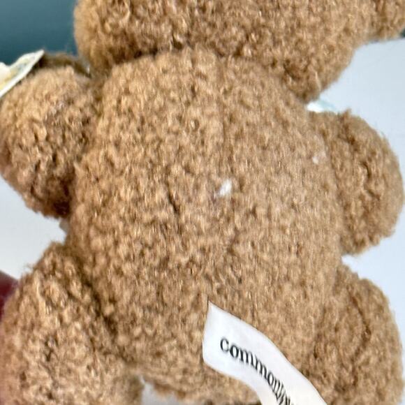 Commonwealth Teddy Bear Plush 5" Pastel Bow Tie Stuffed Animal Toy‎ Easter VTG - Picture 6 of 9